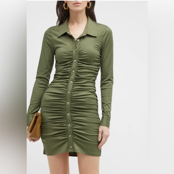 NWT Veronica Beard Davila Ruched Dress Sz Small - Picture 3 of 7